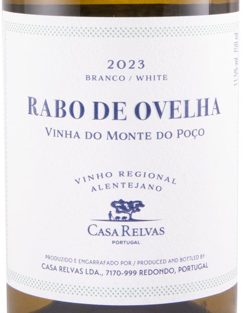 2023 Casa Relvas Vinha do Monte do Poço Rabo de Ovelha white