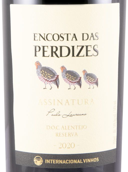 2020 Encosta das Perdizes Assinatura Paulo Laureano tinto