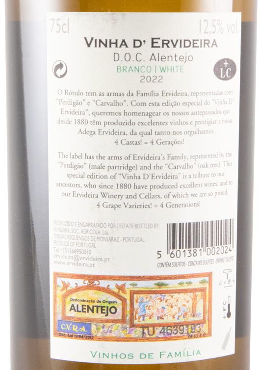 2022 Vinha D'Ervideira white
