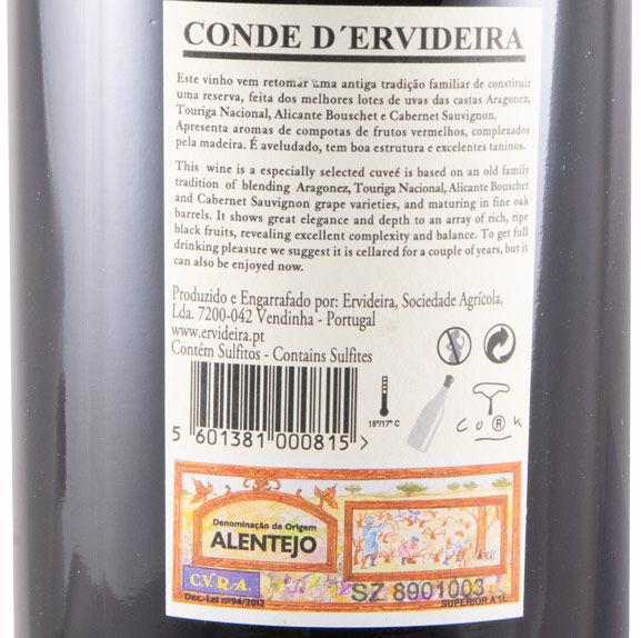 2019 Conde D'Ervideira Reserva red 1.5L