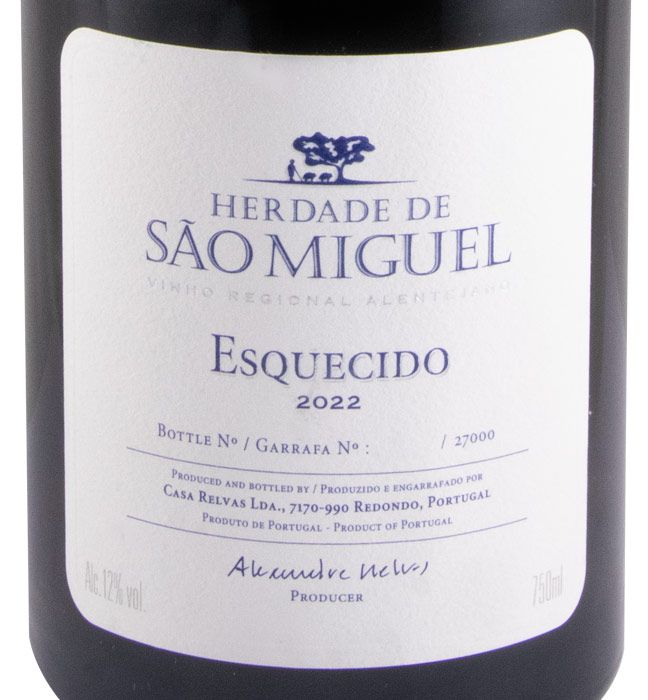 2022 Herdade de São Miguel Esquecido branco