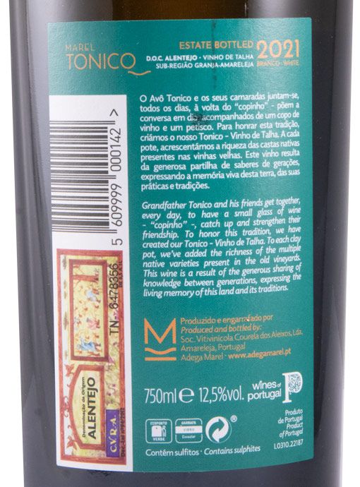 2021 Tonico Vinho de Talha branco
