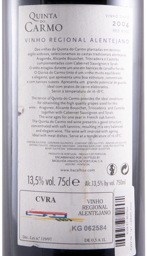 2004 Quinta do Carmo tinto