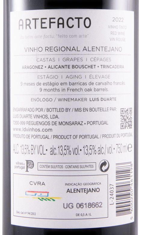2022 Artefacto red