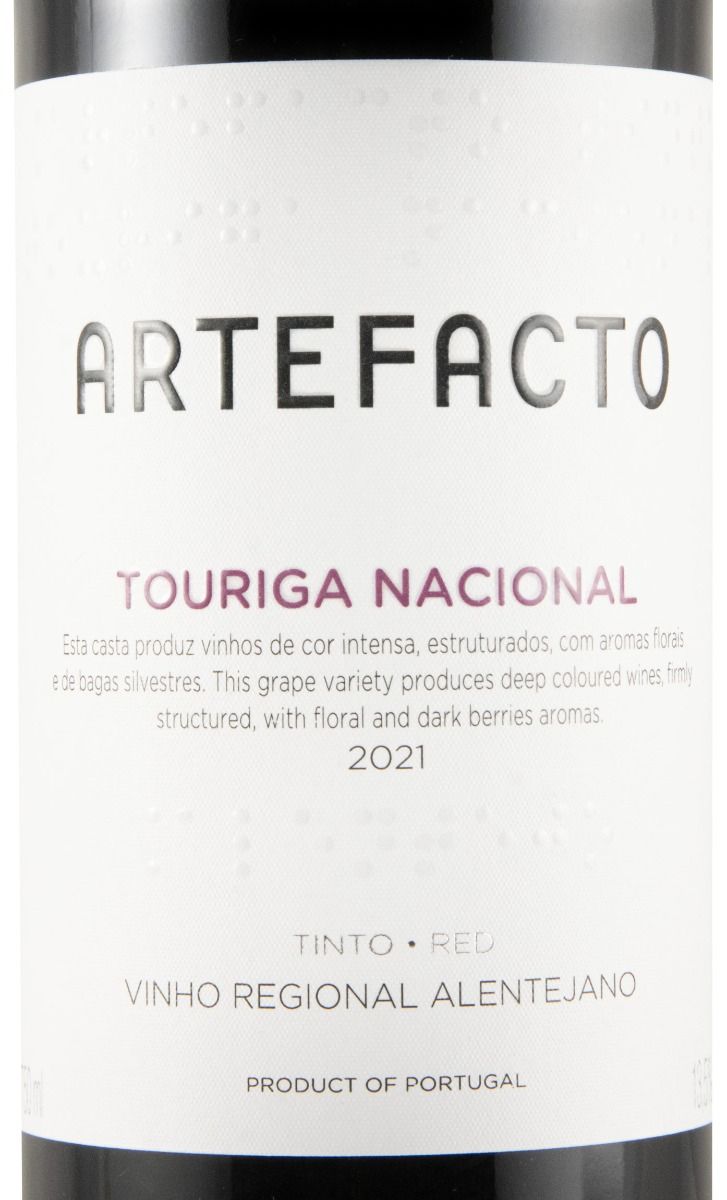2021 Artefacto Touriga Nacional red
