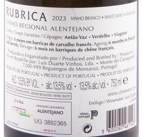 2023 Rubrica branco