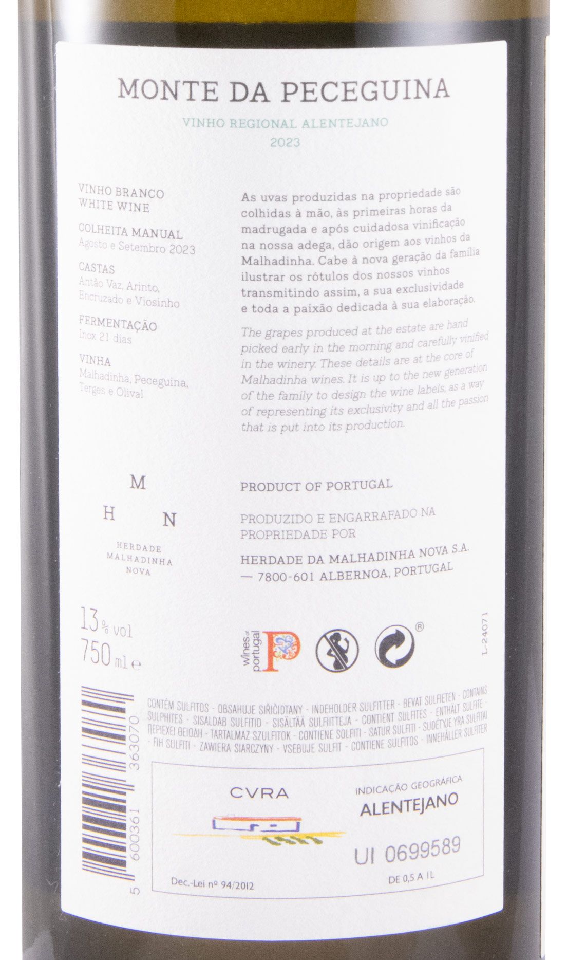 2023 Monte da Peceguina white
