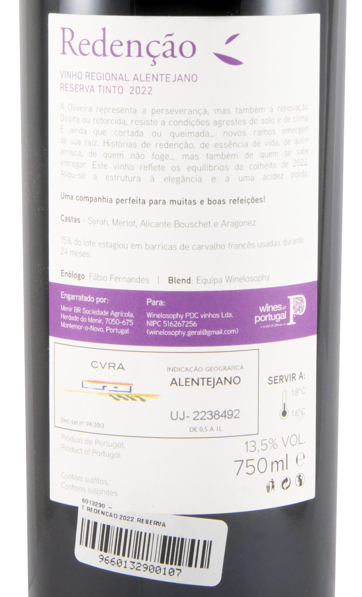 2022 Redenção Reserva red