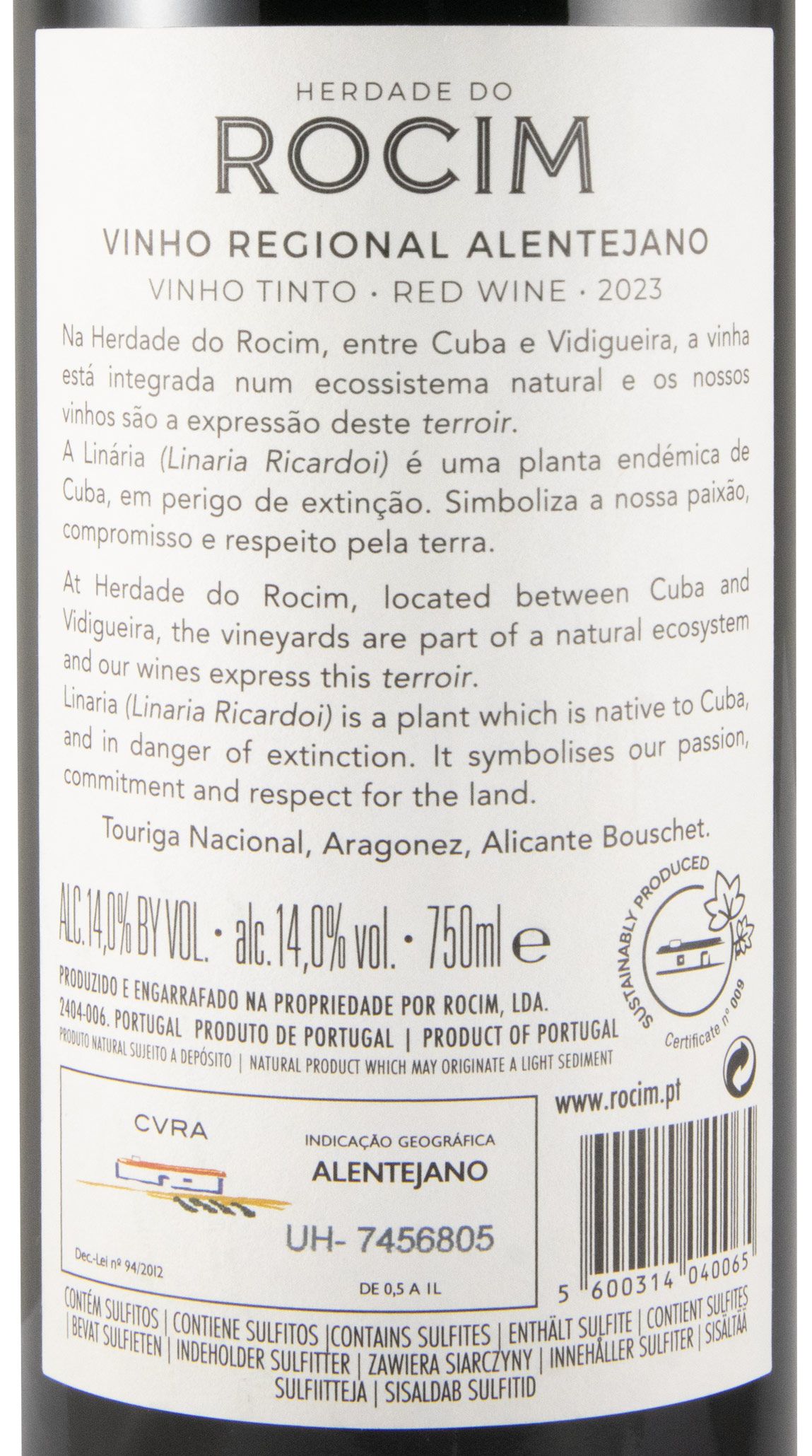 2023 Herdade do Rocim red