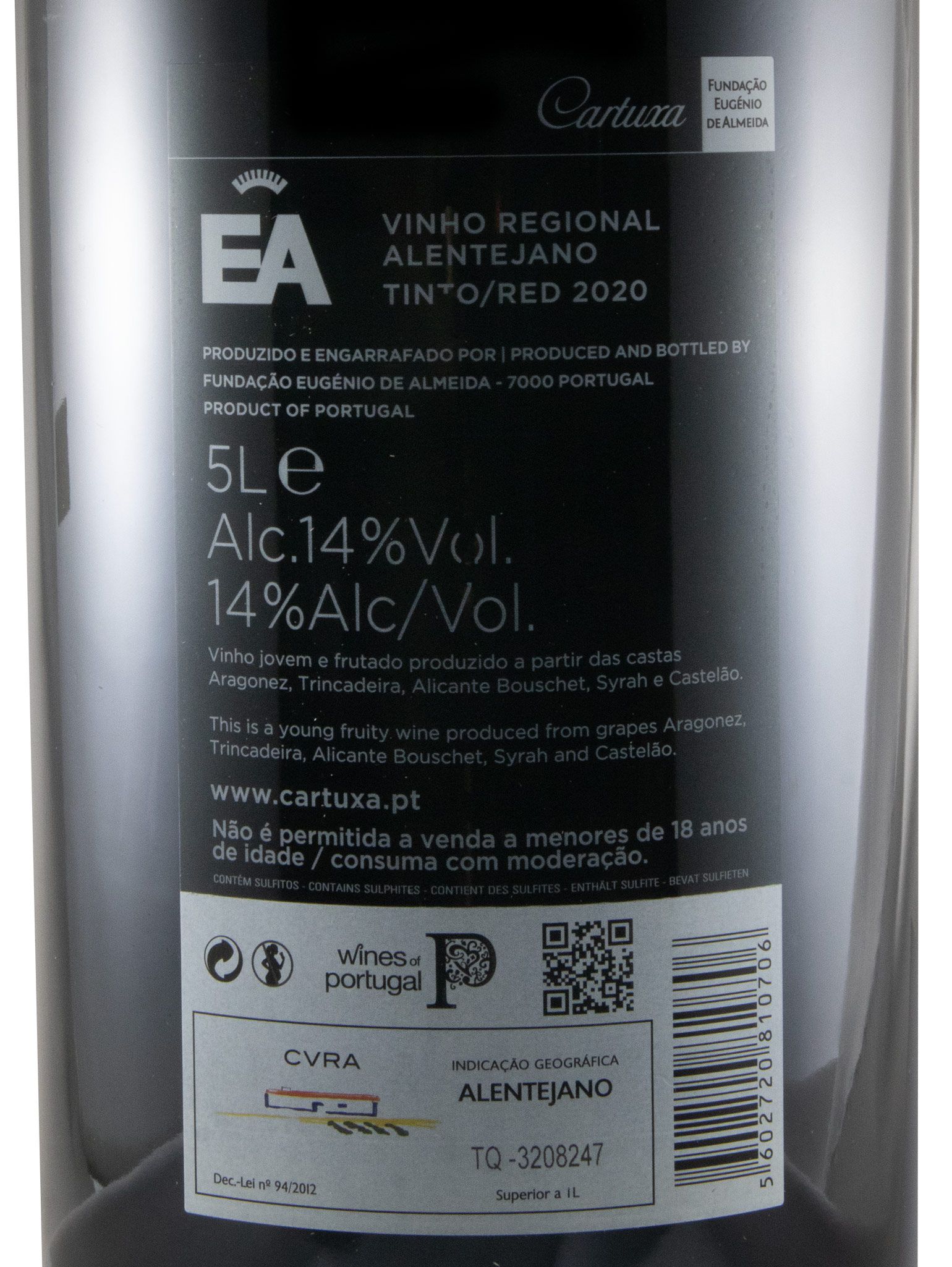 2020 Fundação Eugénio de Almeida EA red 5L