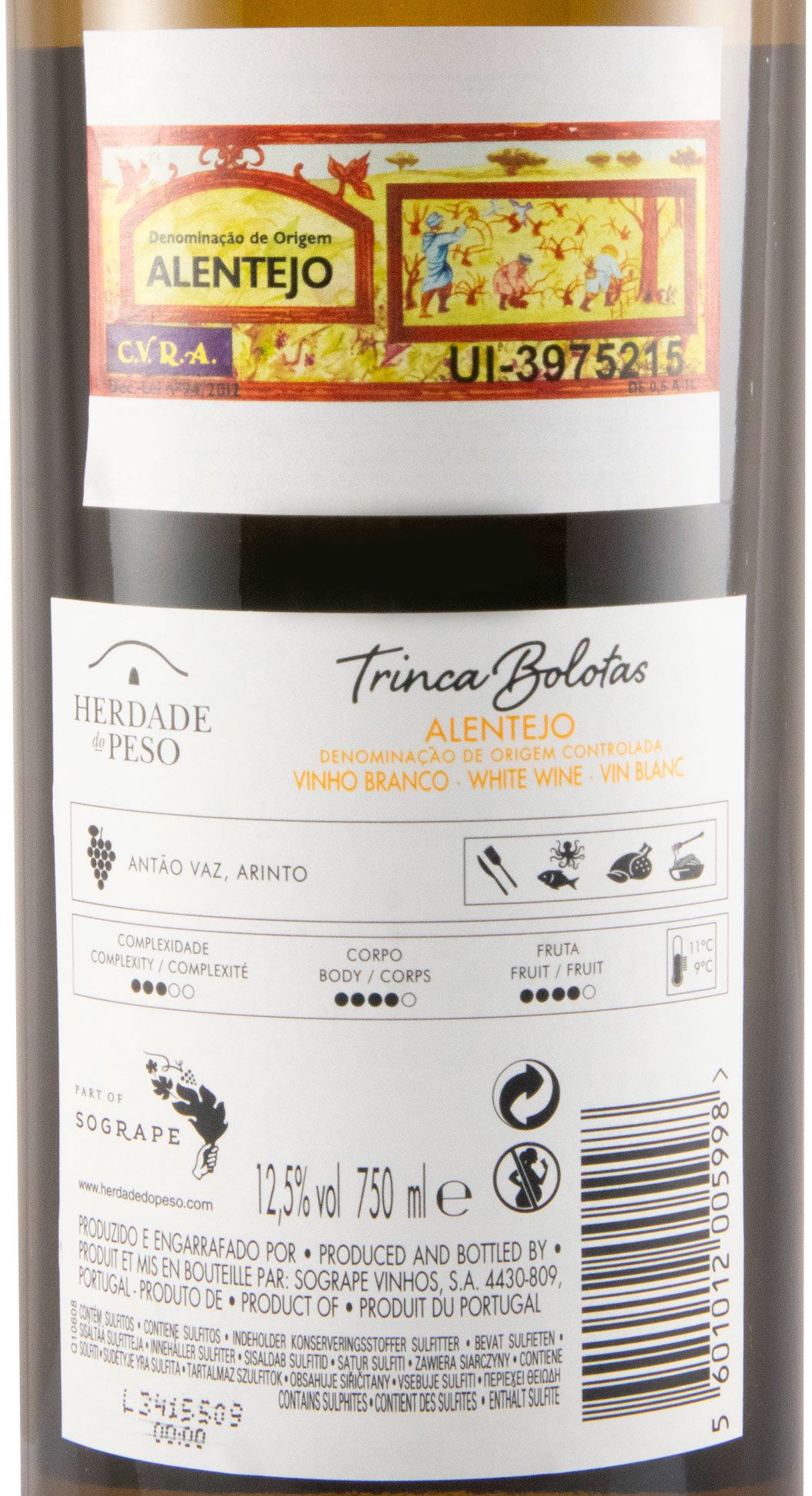 2023 Herdade do Peso Trinca Bolotas white