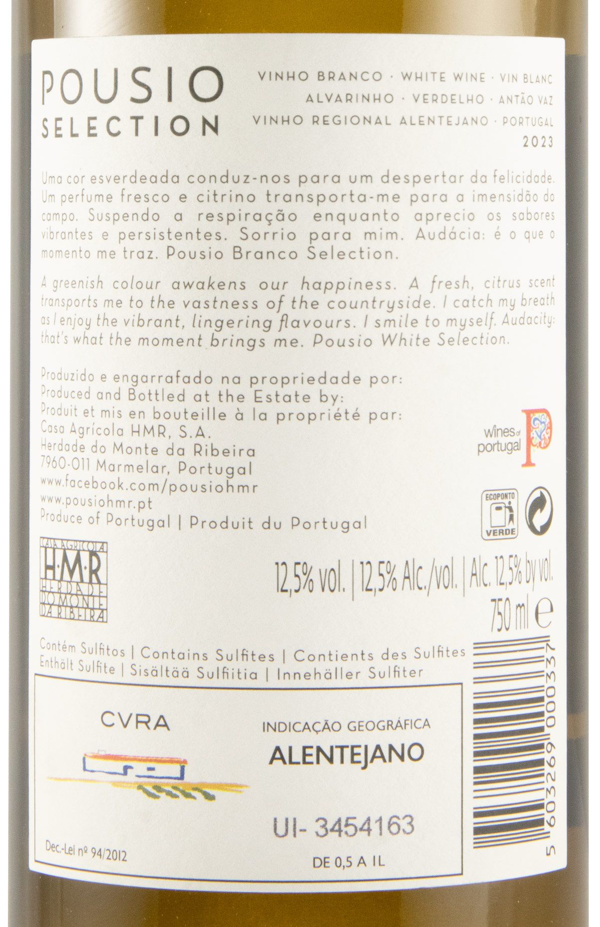 2023 Pousio Selection white
