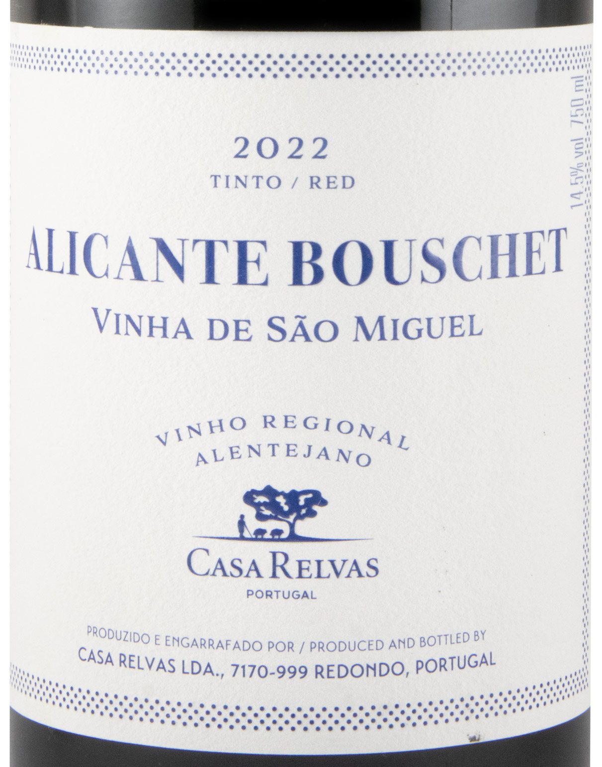2022 Casa Relvas Alicante Bouschet tinto