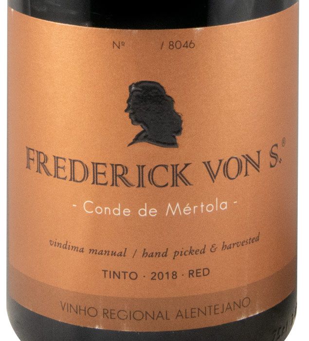 2018 Frederick Von S. Conde de Mértola biológico tinto