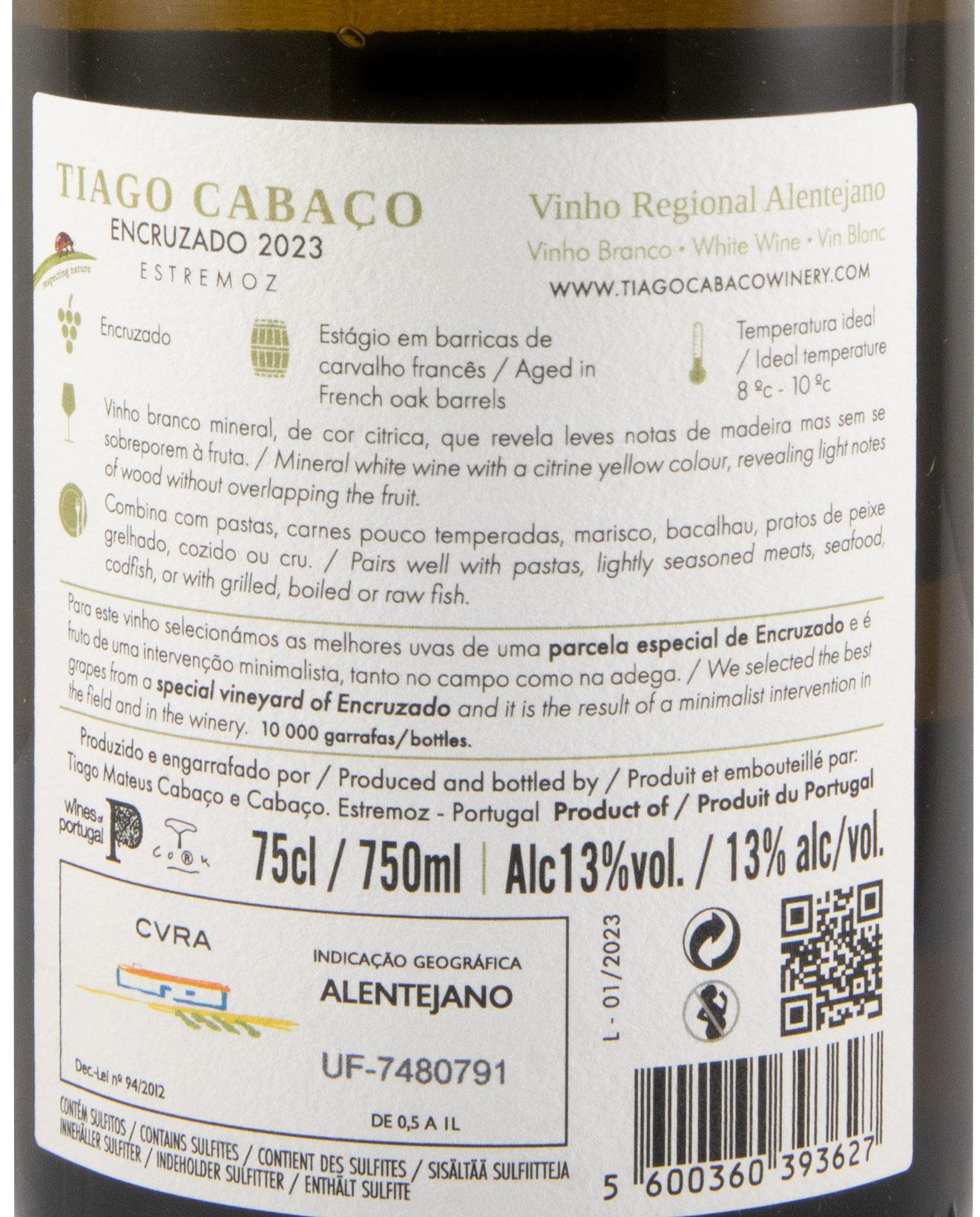2023 Tiago Cabaço Encruzado white