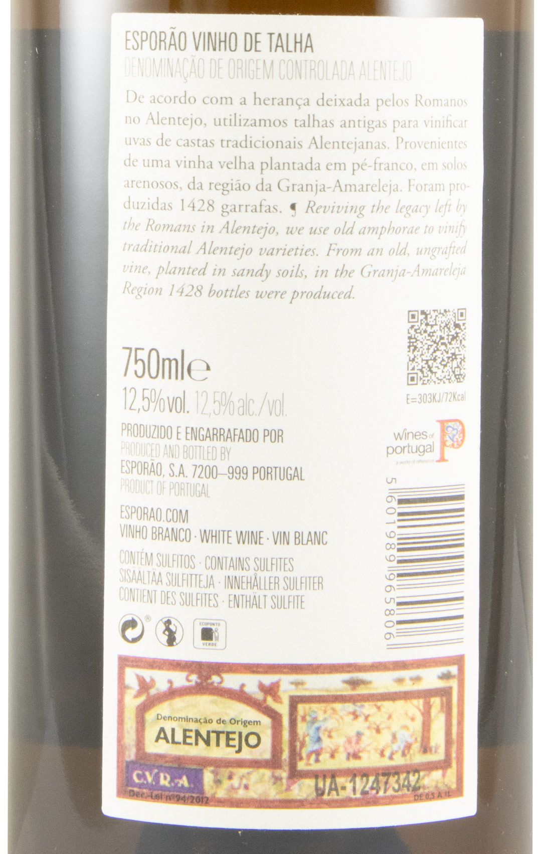 2022 Esporão Roupeiro Vinho de Talha white