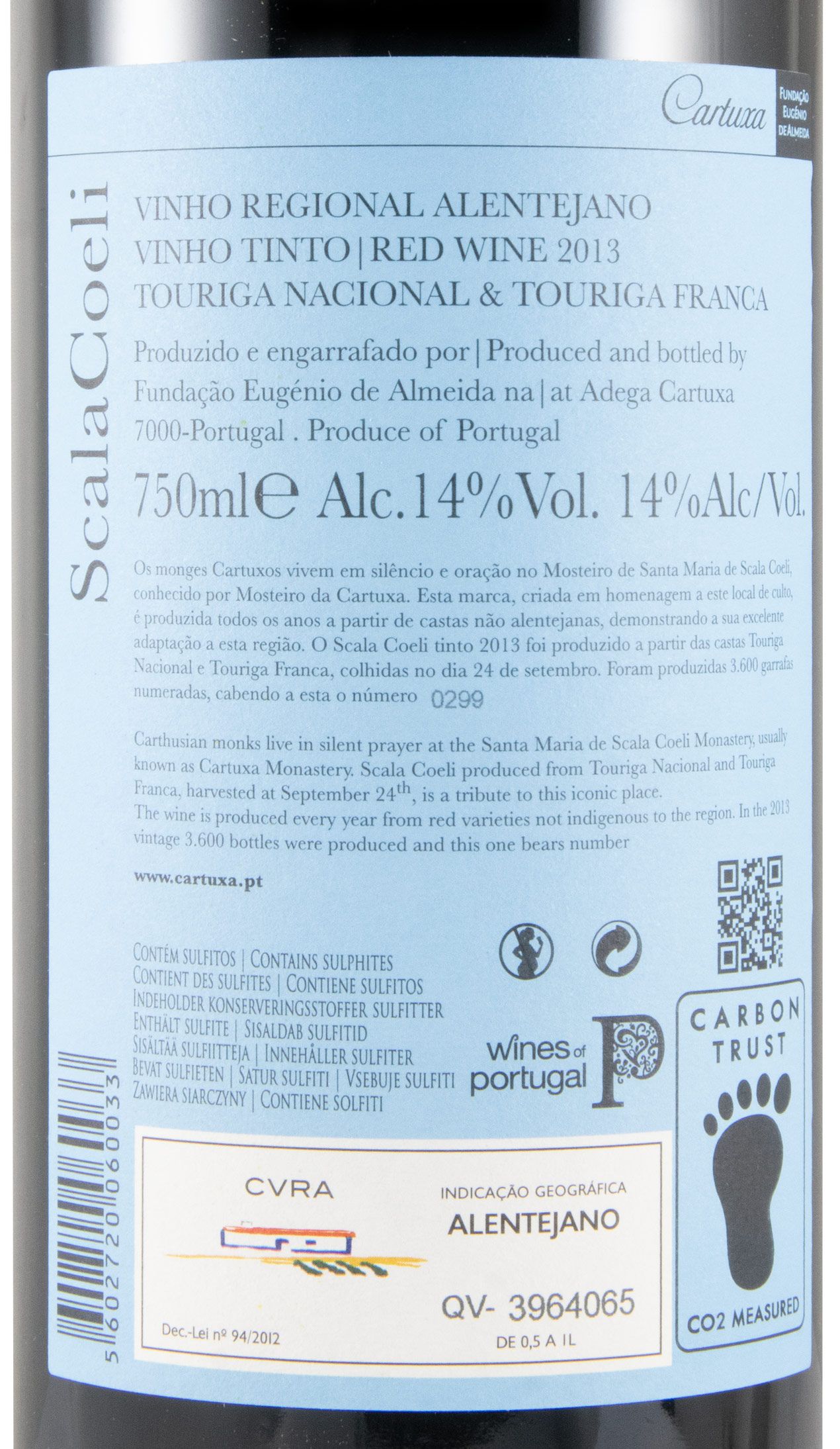 2013 Scala Coeli Touriga Nacional & Touriga Franca red