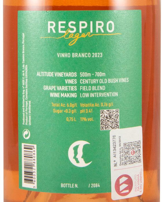 2023 Respiro Lagar branco