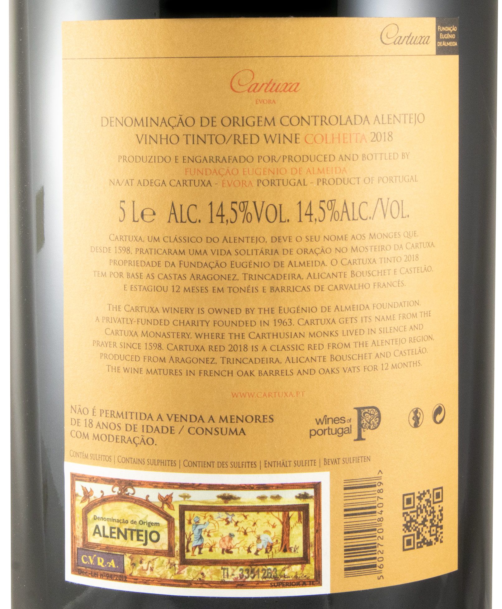 2018 Cartuxa tinto 5L