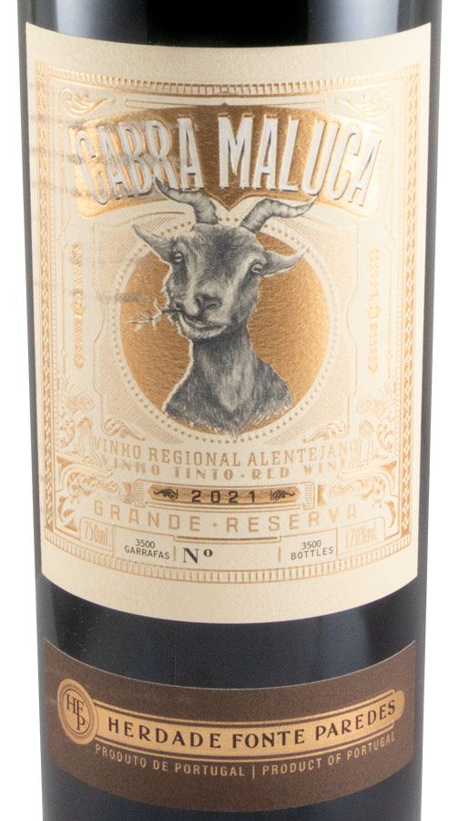 2021 Herdade Fonte Paredes Cabra Maluca Grande Reserva red