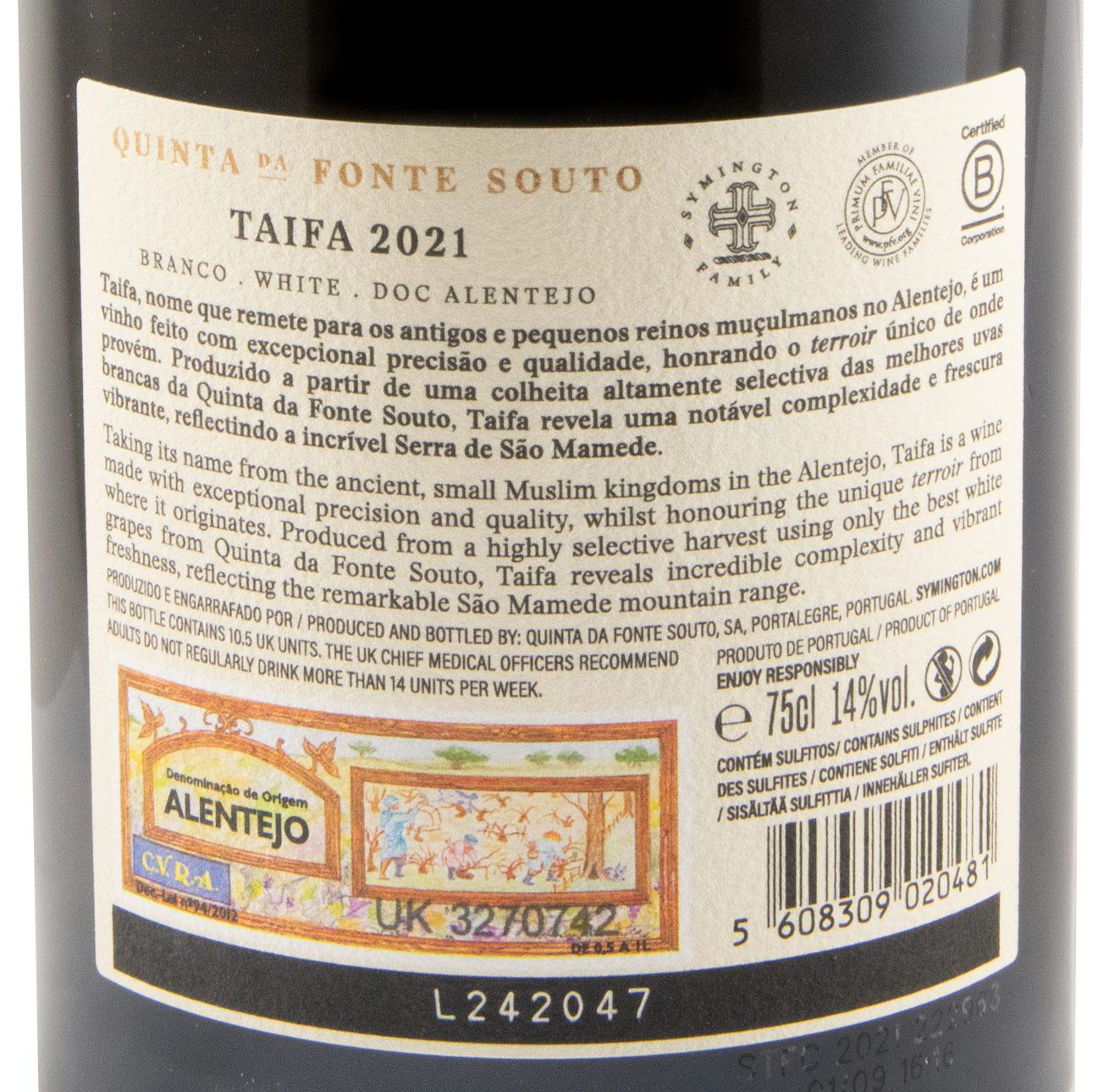 2021 Quinta da Fonte Souto Taifa white