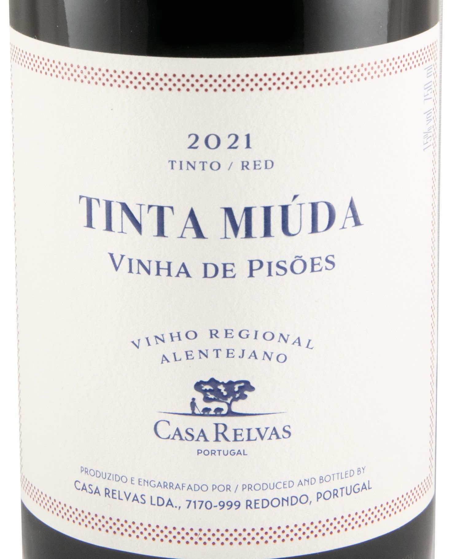 2021 Casa Relvas Vinha de Pisões Tinta Miúda red
