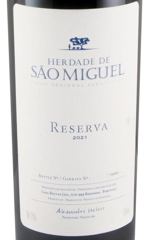 2021 Herdade de São Miguel Reserva red