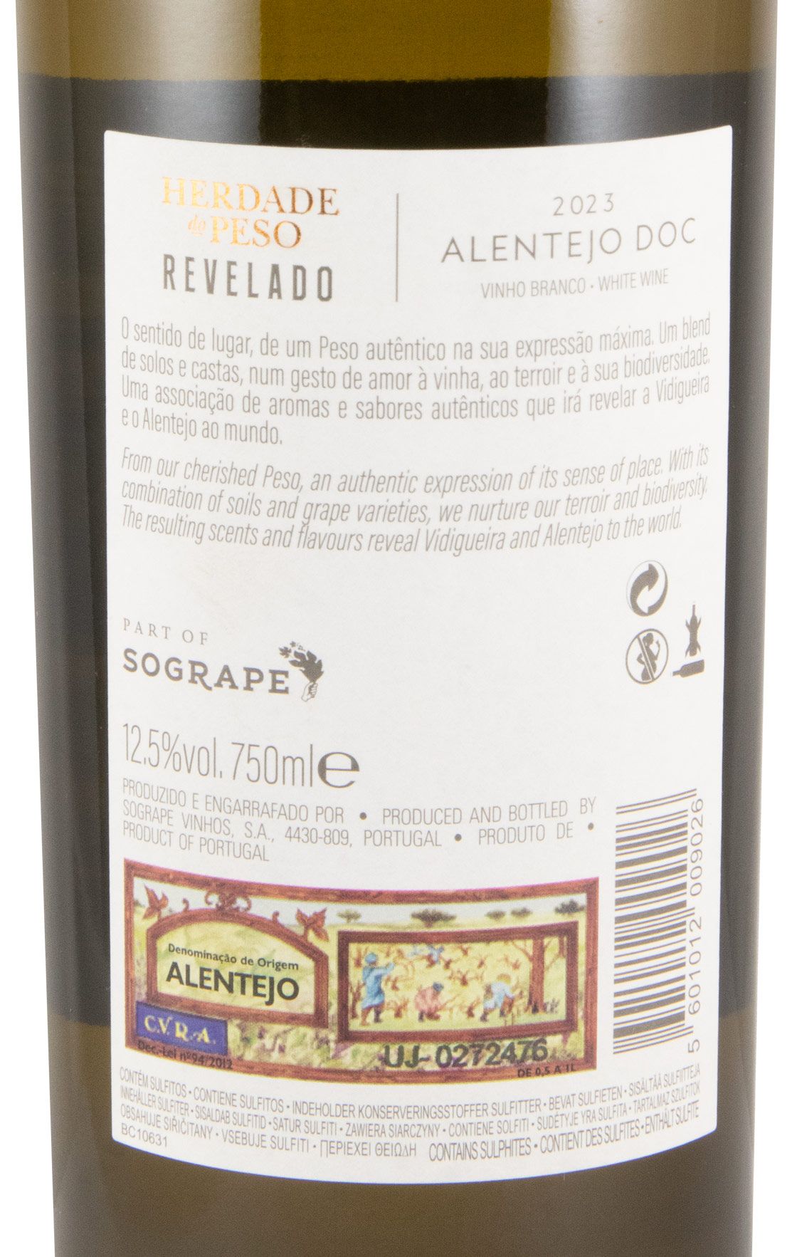 2023 Herdade do Peso Revelado branco