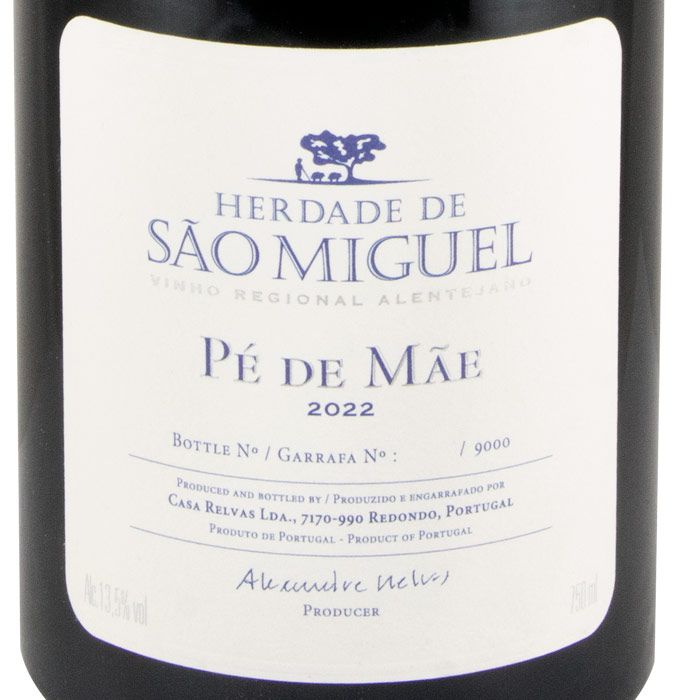 2022 Herdade de São Miguel Pé de Mãe tinto