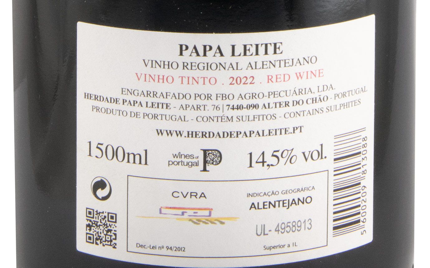 2022 Herdade Papa Leite Pacto do Diabo red 1.5L