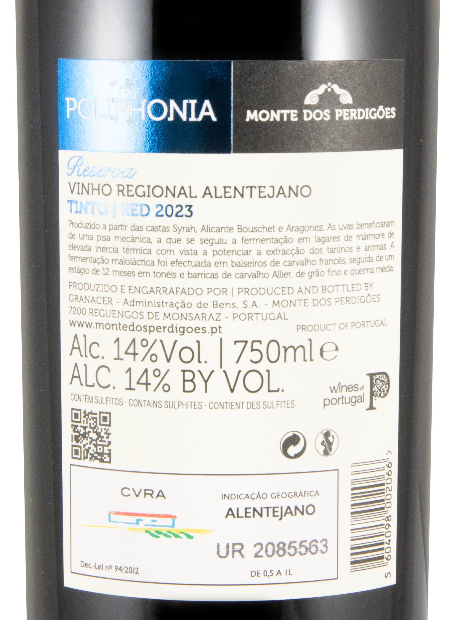 2023 Poliphonia Reserva tinto