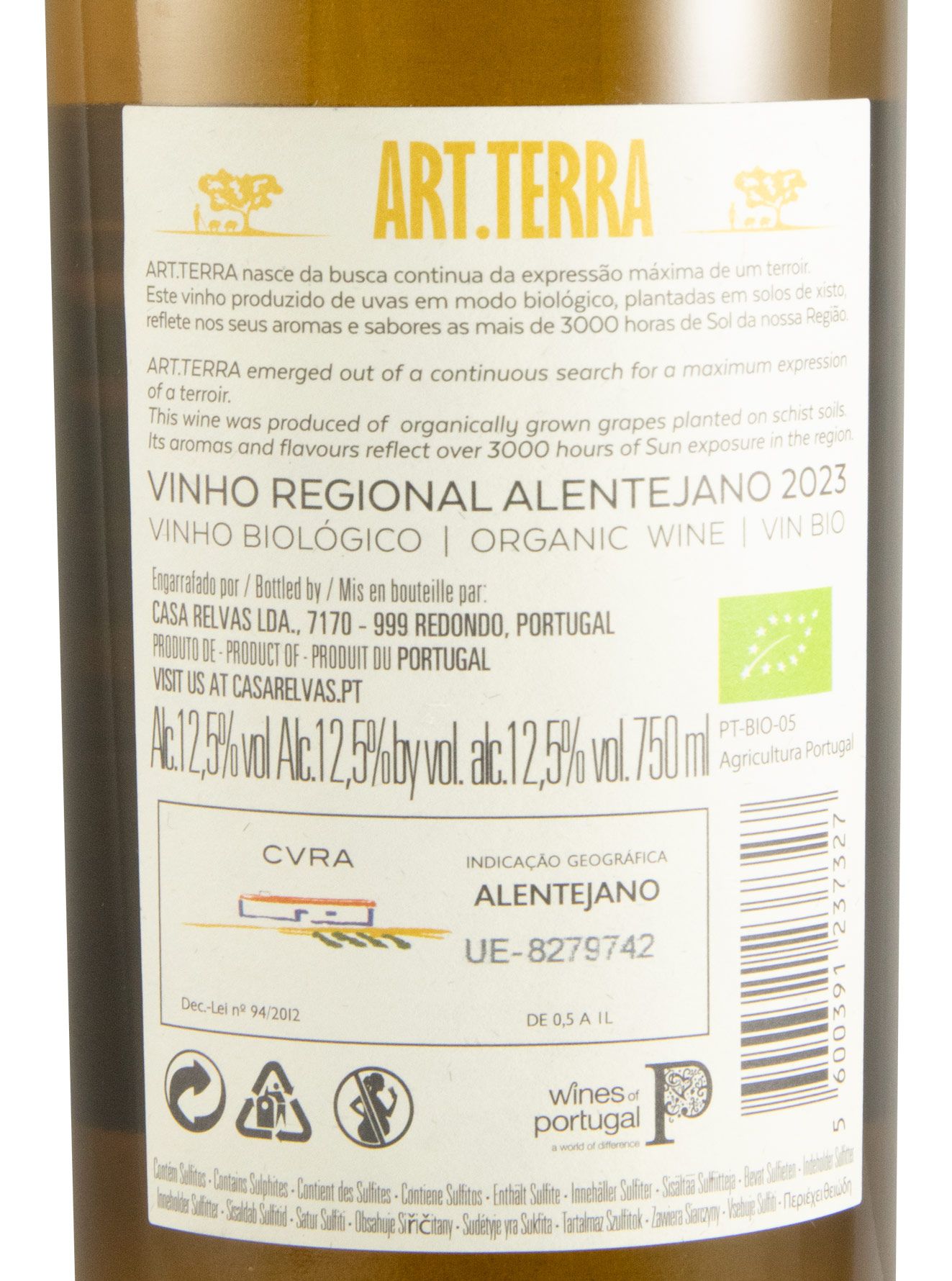 2023 Art.Terra biológico branco