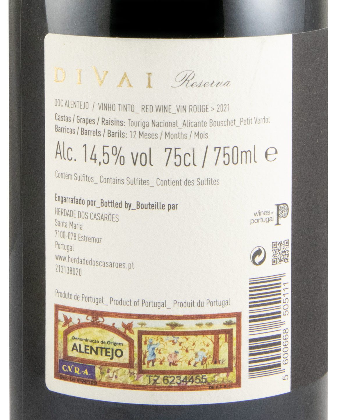 2021 DIVAI Reserva tinto