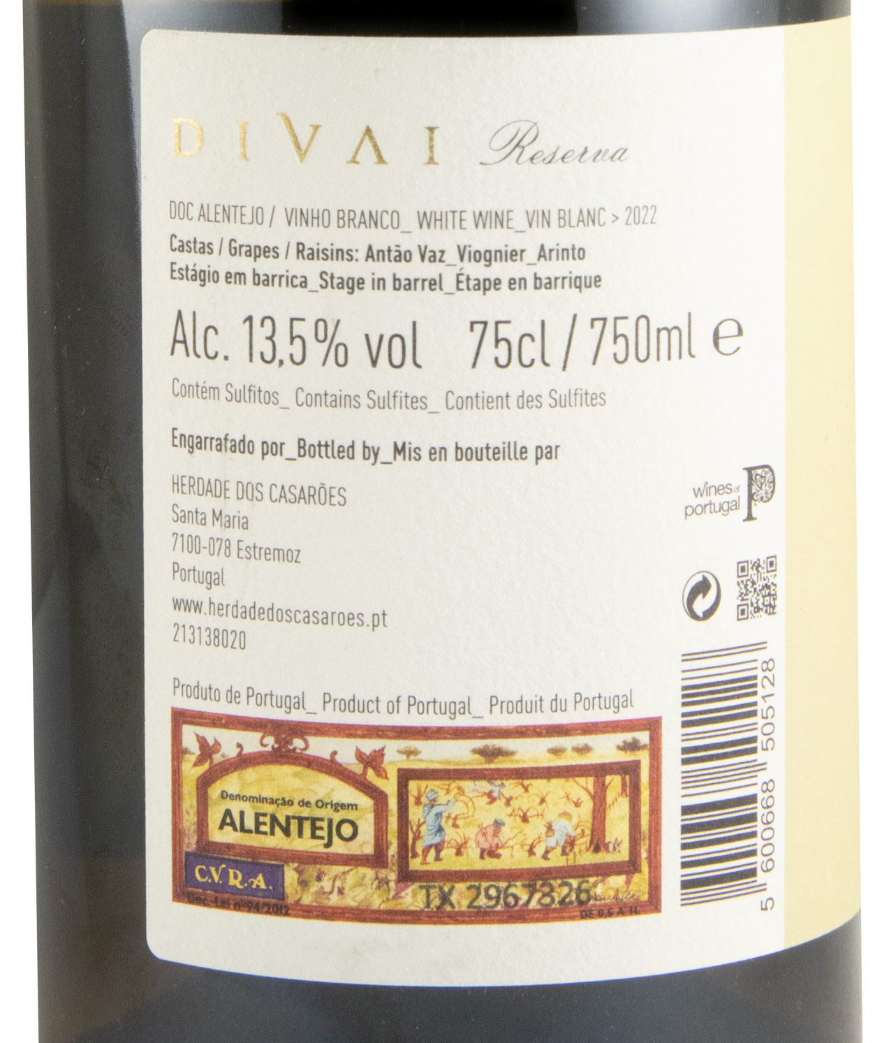 2022 DIVAI Reserva branco