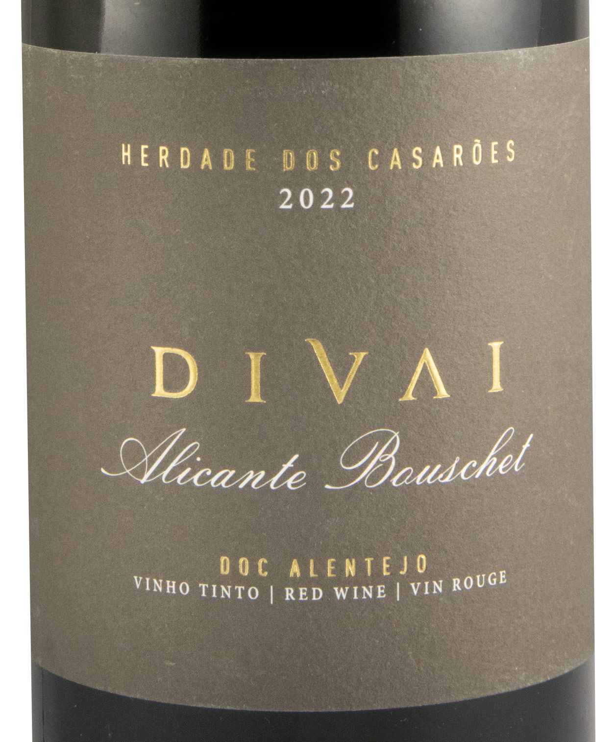 2022 DIVAI Alicante Bouschet tinto (rótulo danificado)