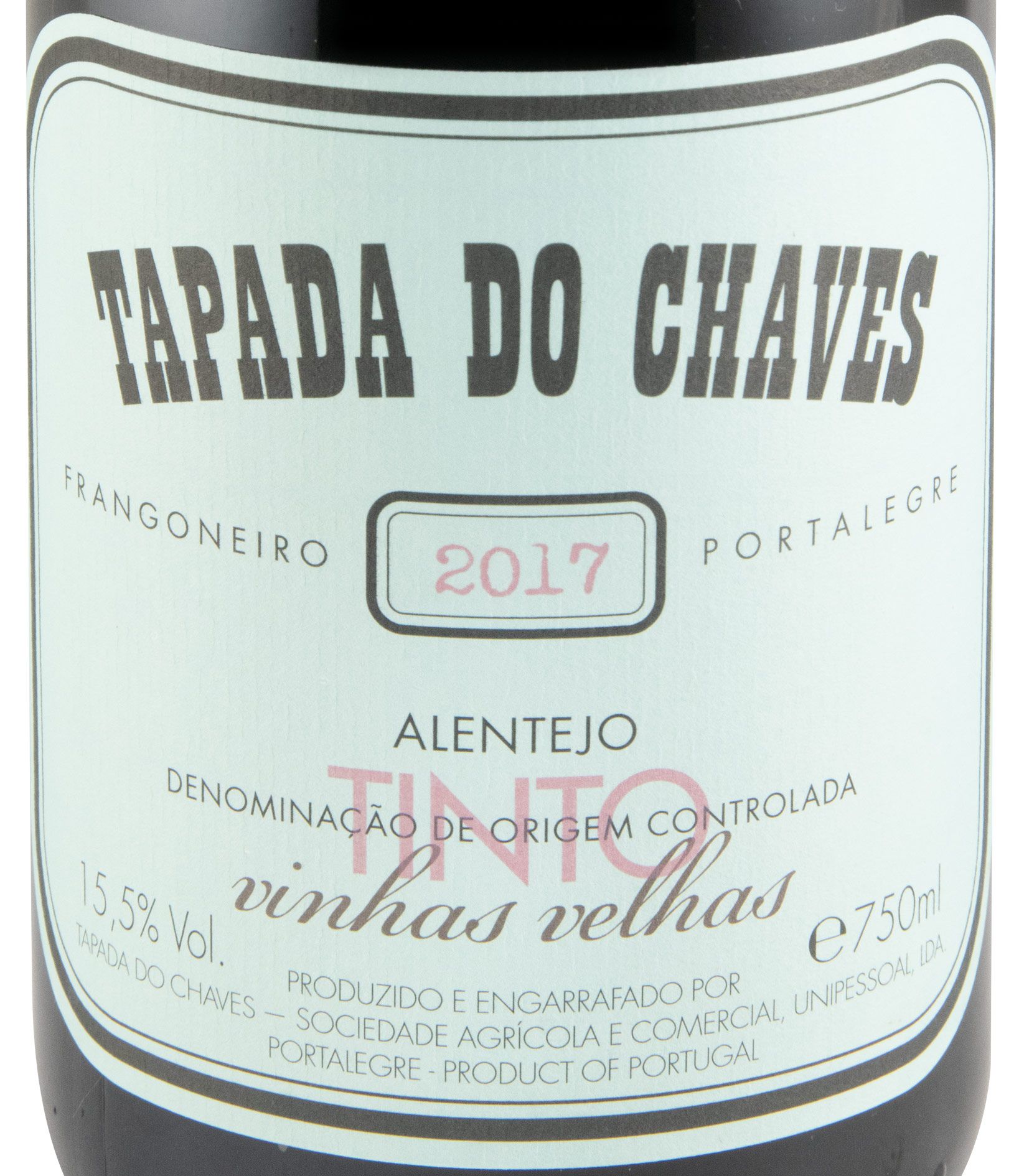 2017 Tapada do Chaves Vinhas Velhas red