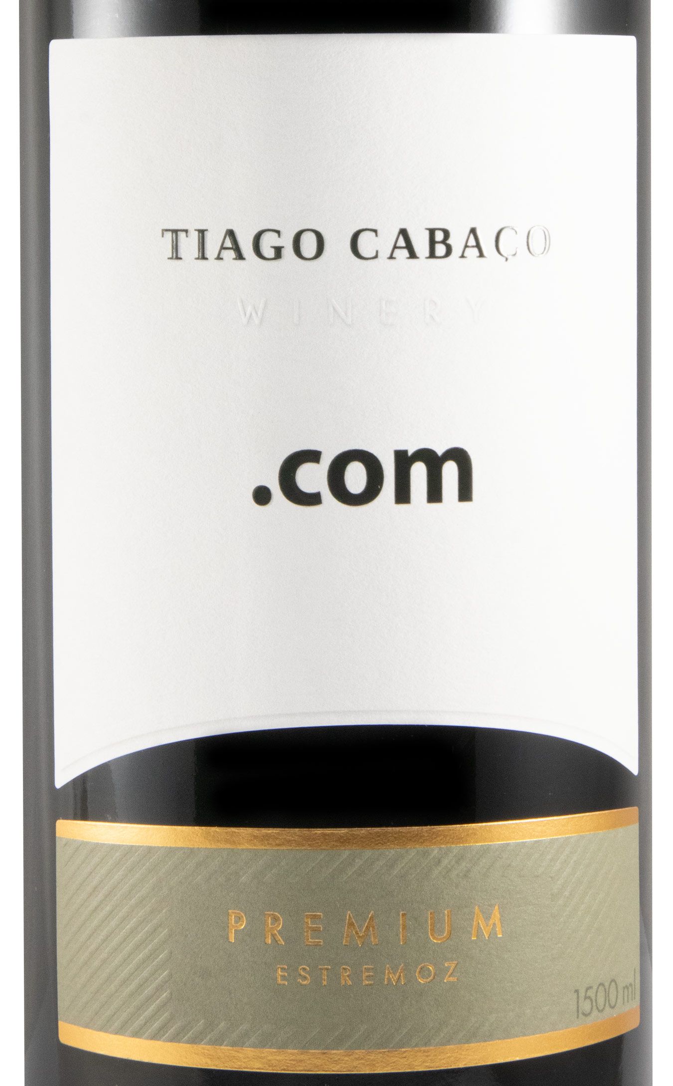 2023 Tiago Cabaço .Com Premium tinto 1,5L (rótulo danificado)