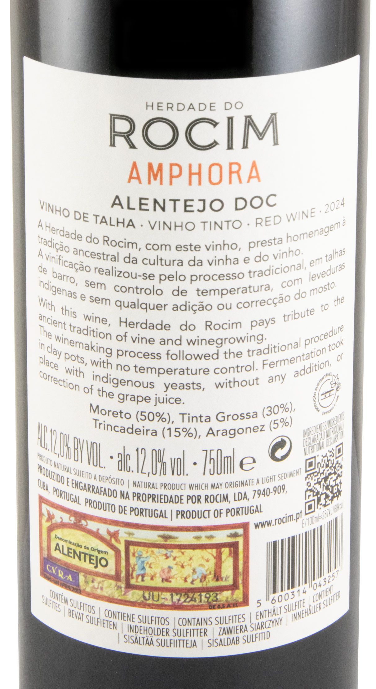 2024 Herdade do Rocim Amphora red