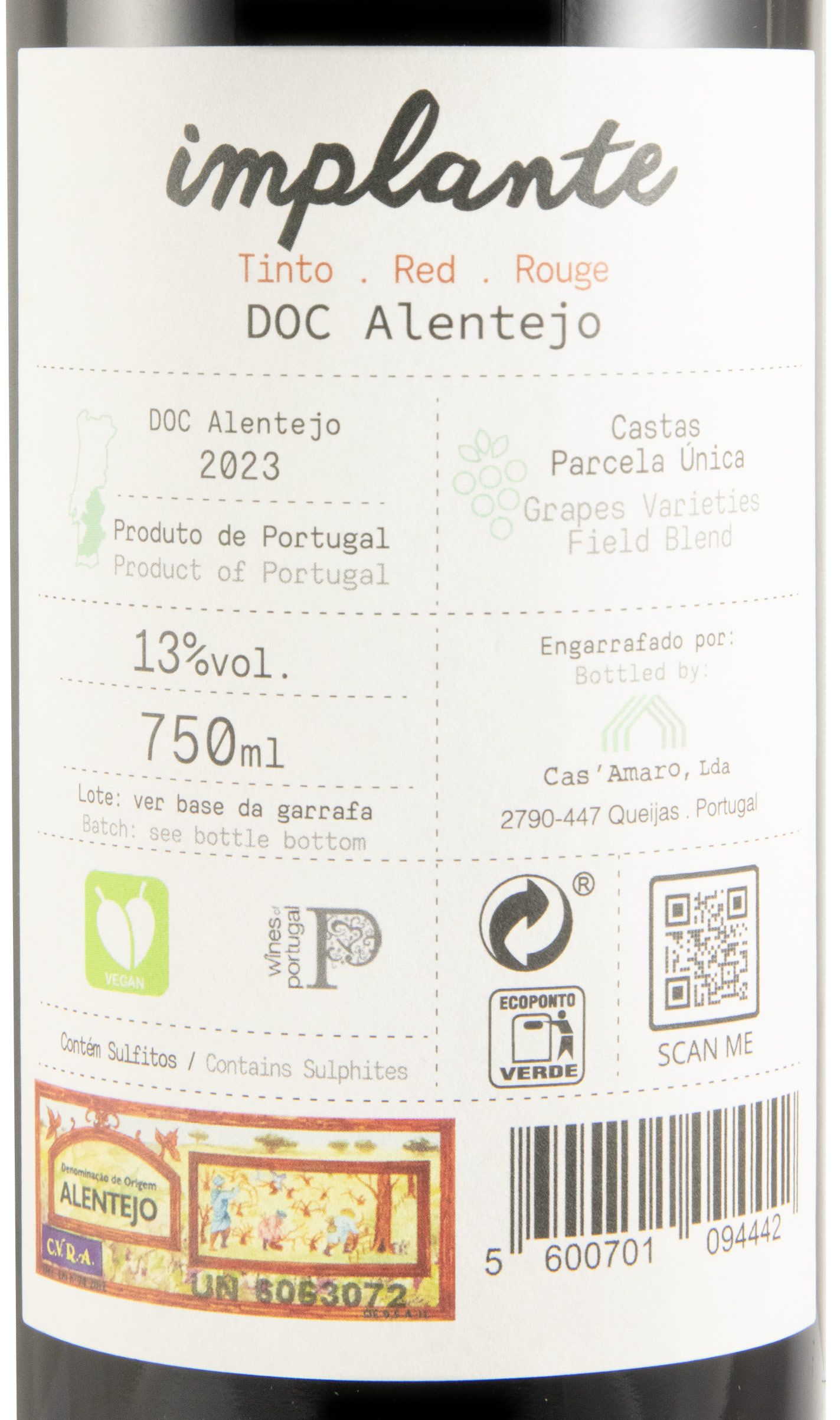 2023 Implante Field Blend tinto