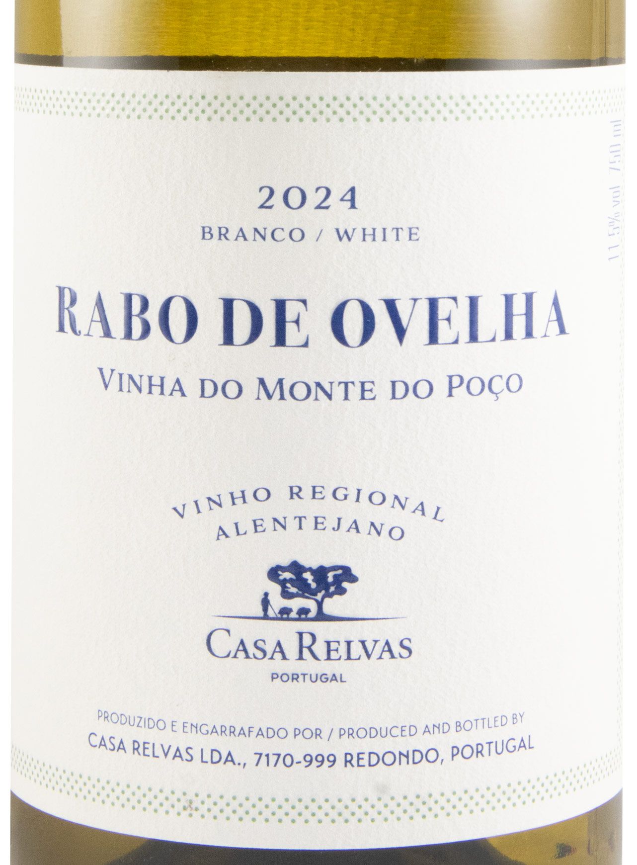 2024 Casa Relvas Vinha do Monte do Poço Rabo de Ovelha branco