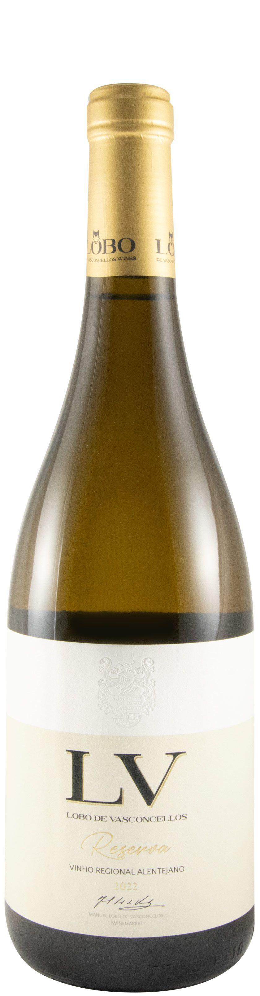 2022 Lobo de Vasconcellos LV Reserva white (damaged label)