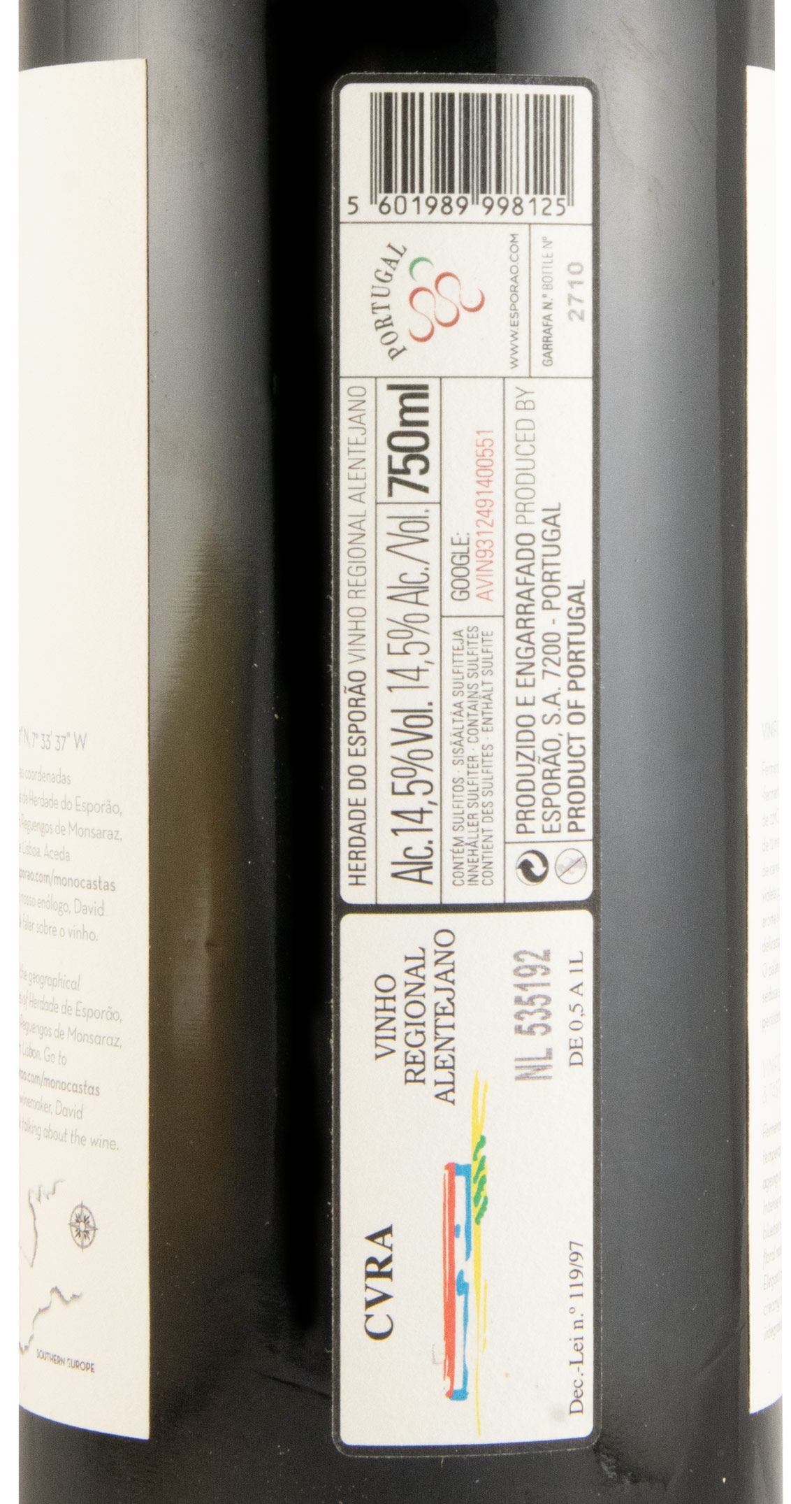 2008 Esporão Touriga Nacional red