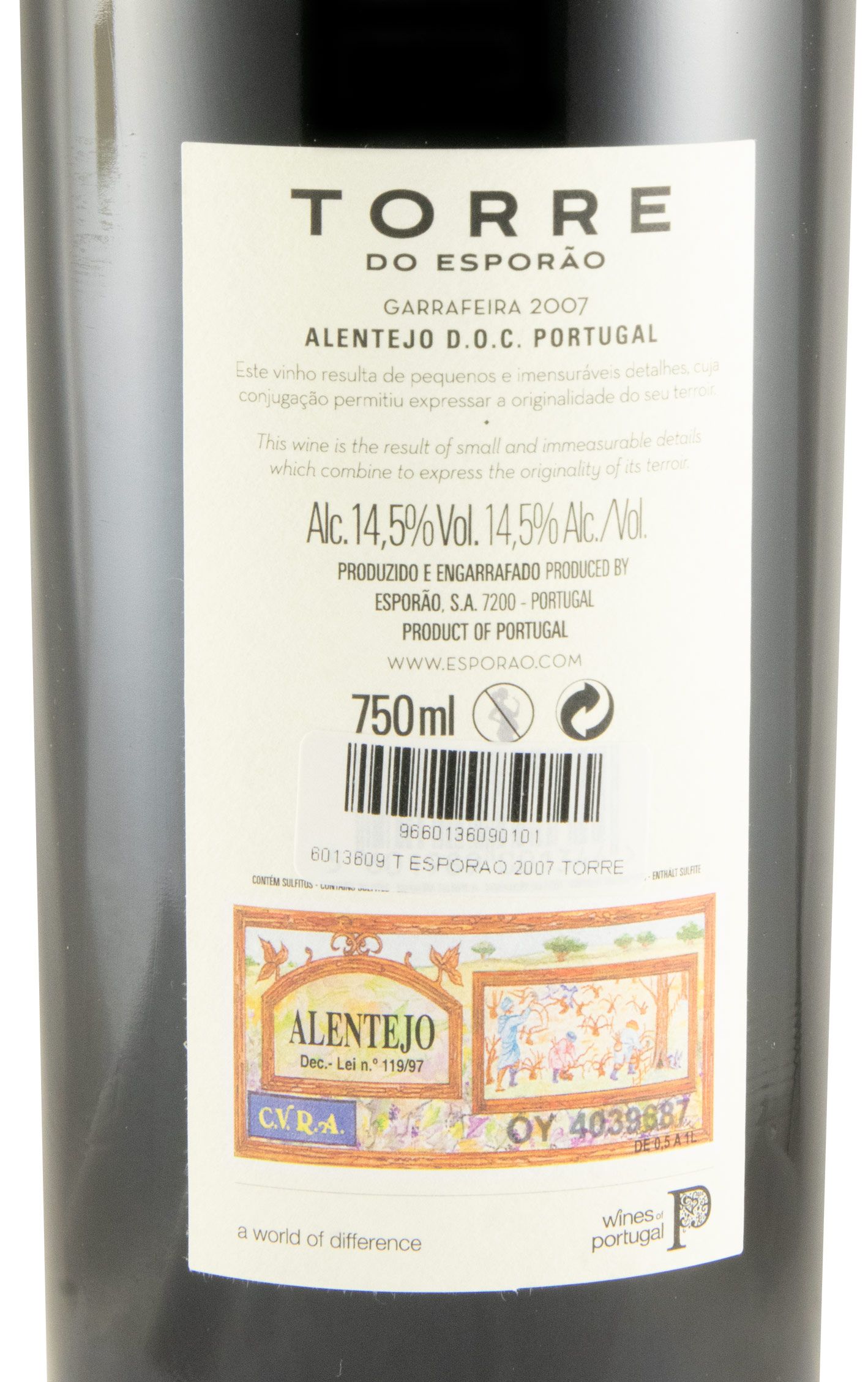 2007 Esporão Torre red