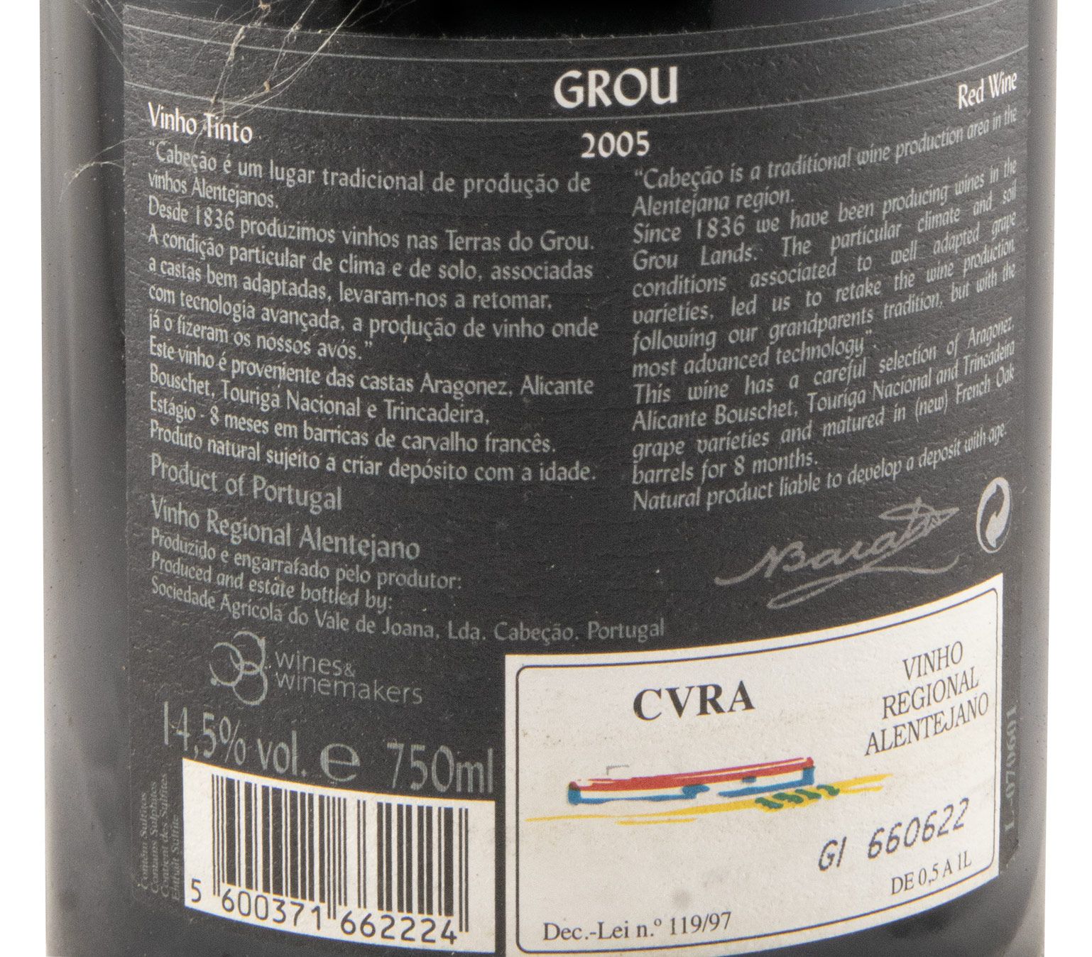 2005 Grou Cabeção red