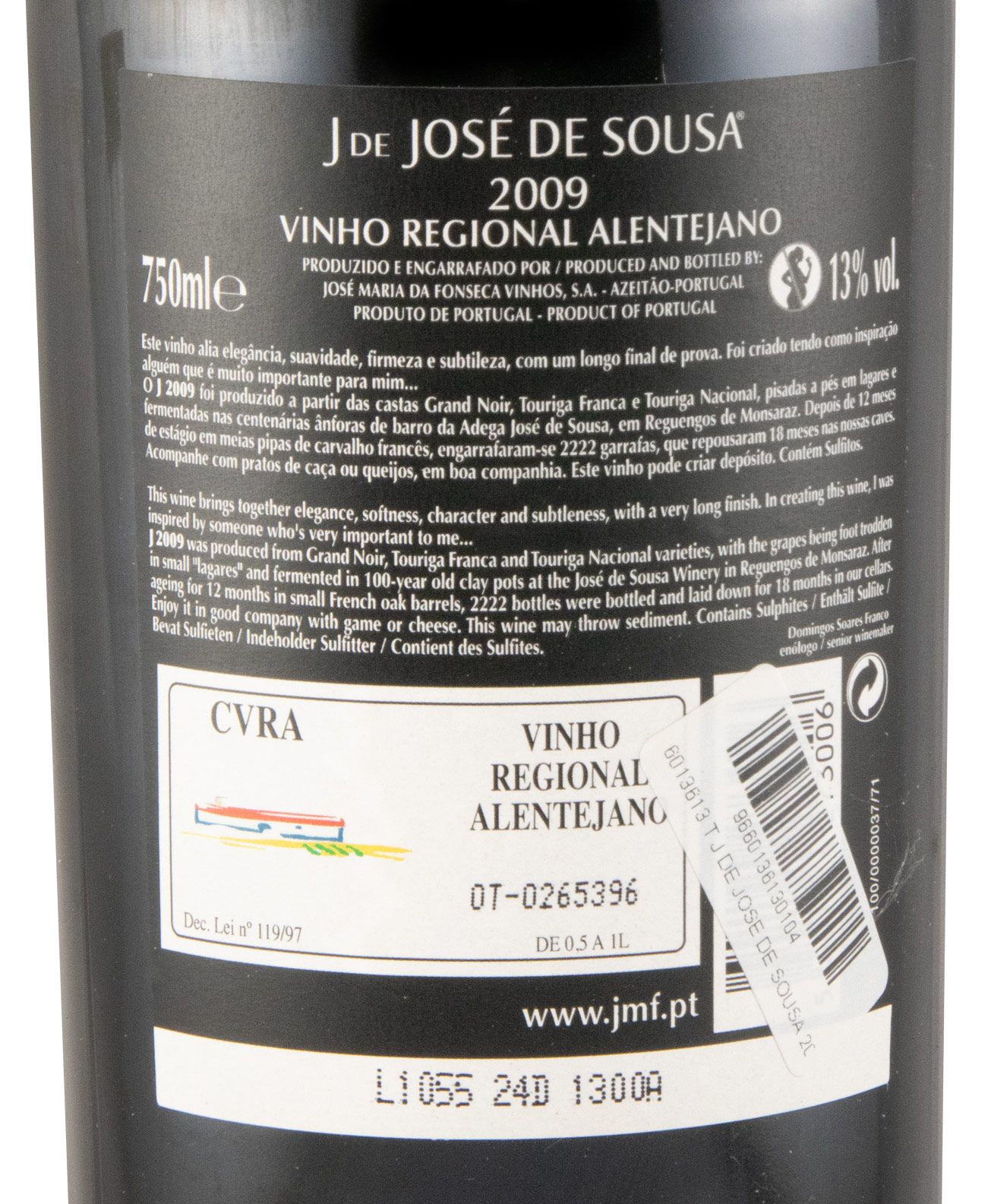 2009 J de José de Sousa tinto