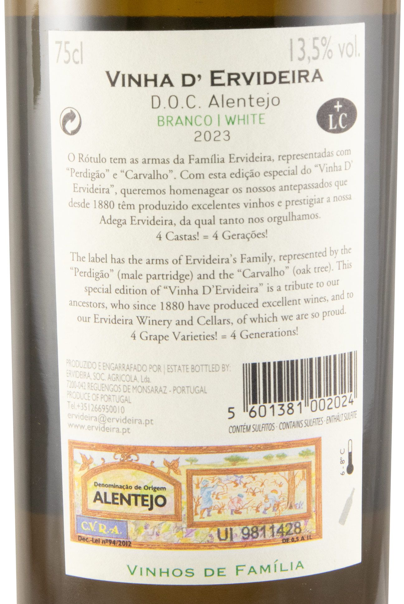 2023 Vinha D'Ervideira white