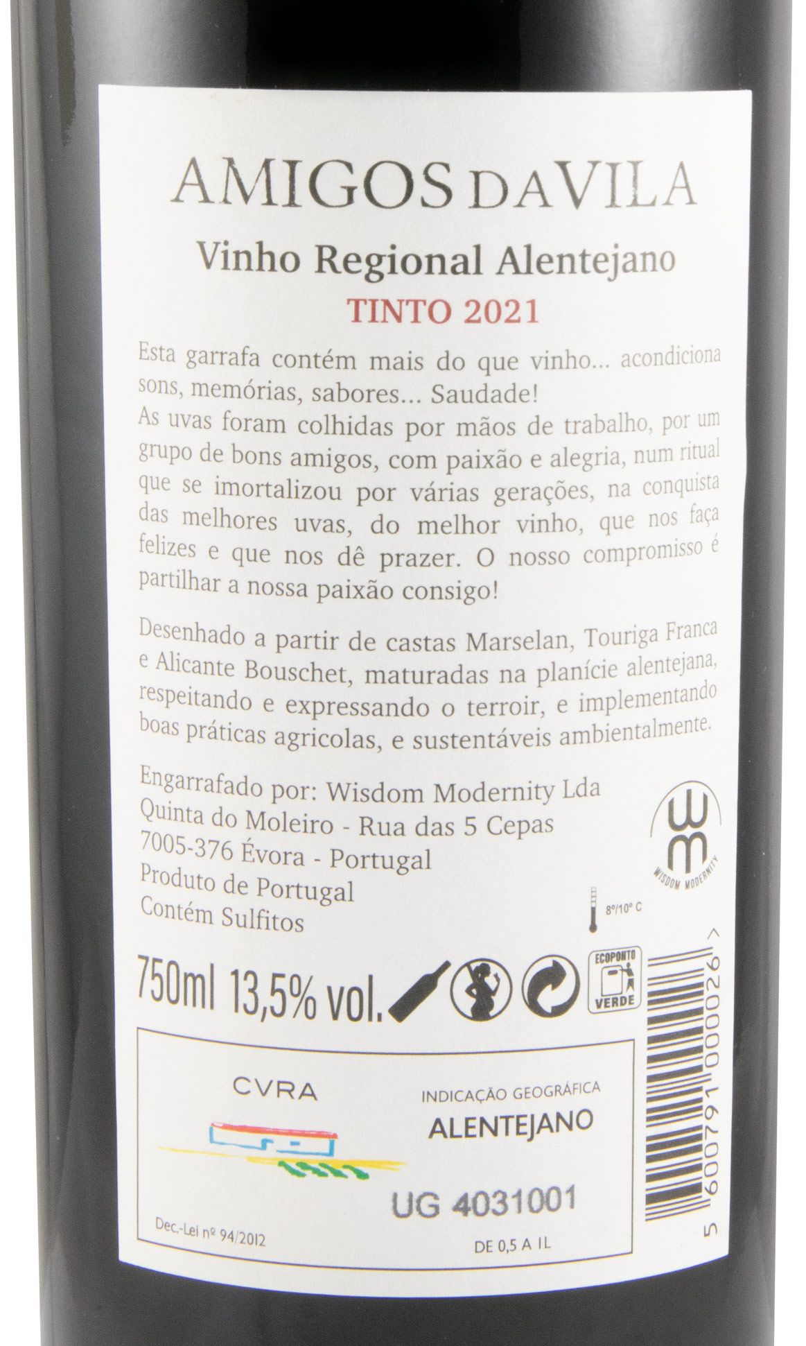 2021 Amigos da Vila tinto
