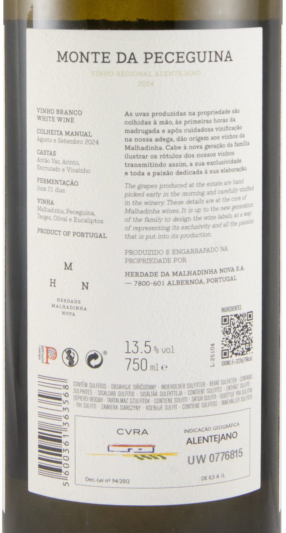 2024 Monte da Peceguina white