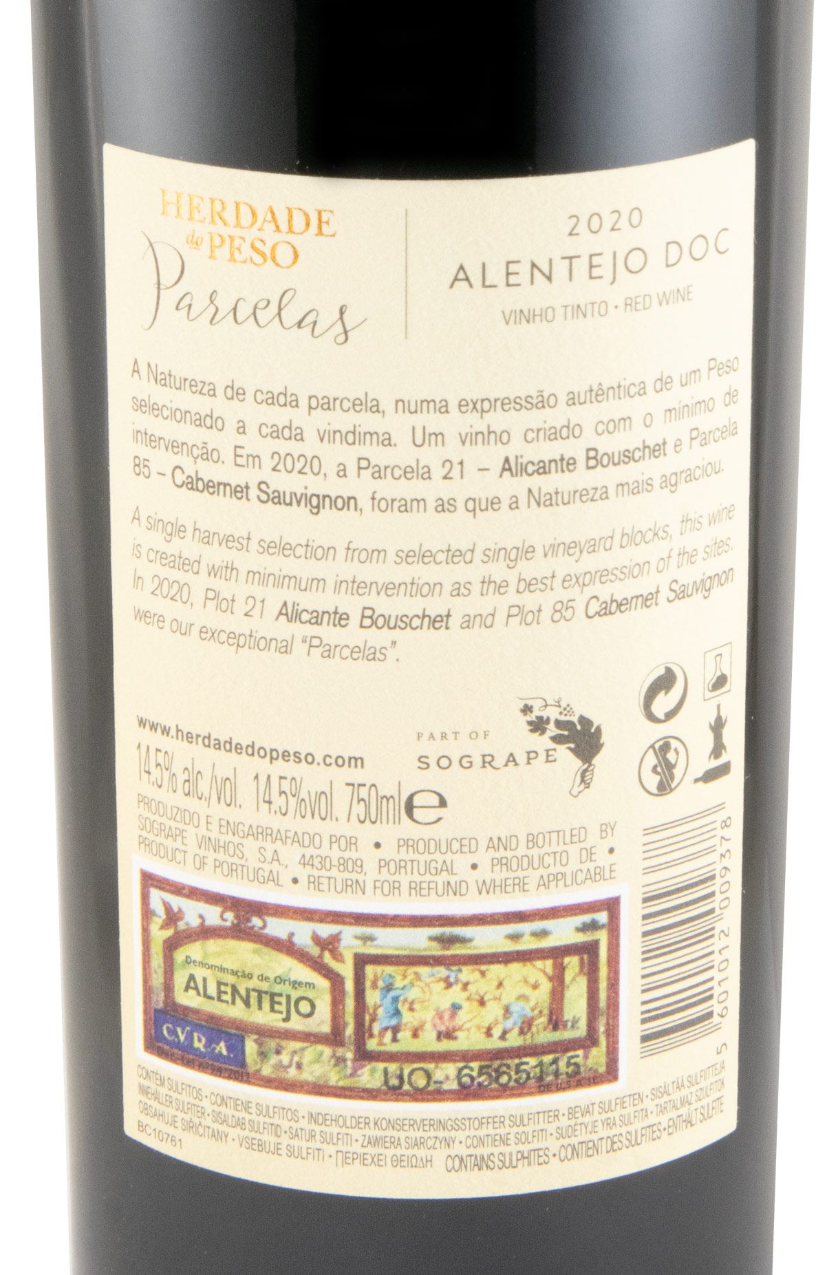 2020 Herdade do Peso Parcelas tinto