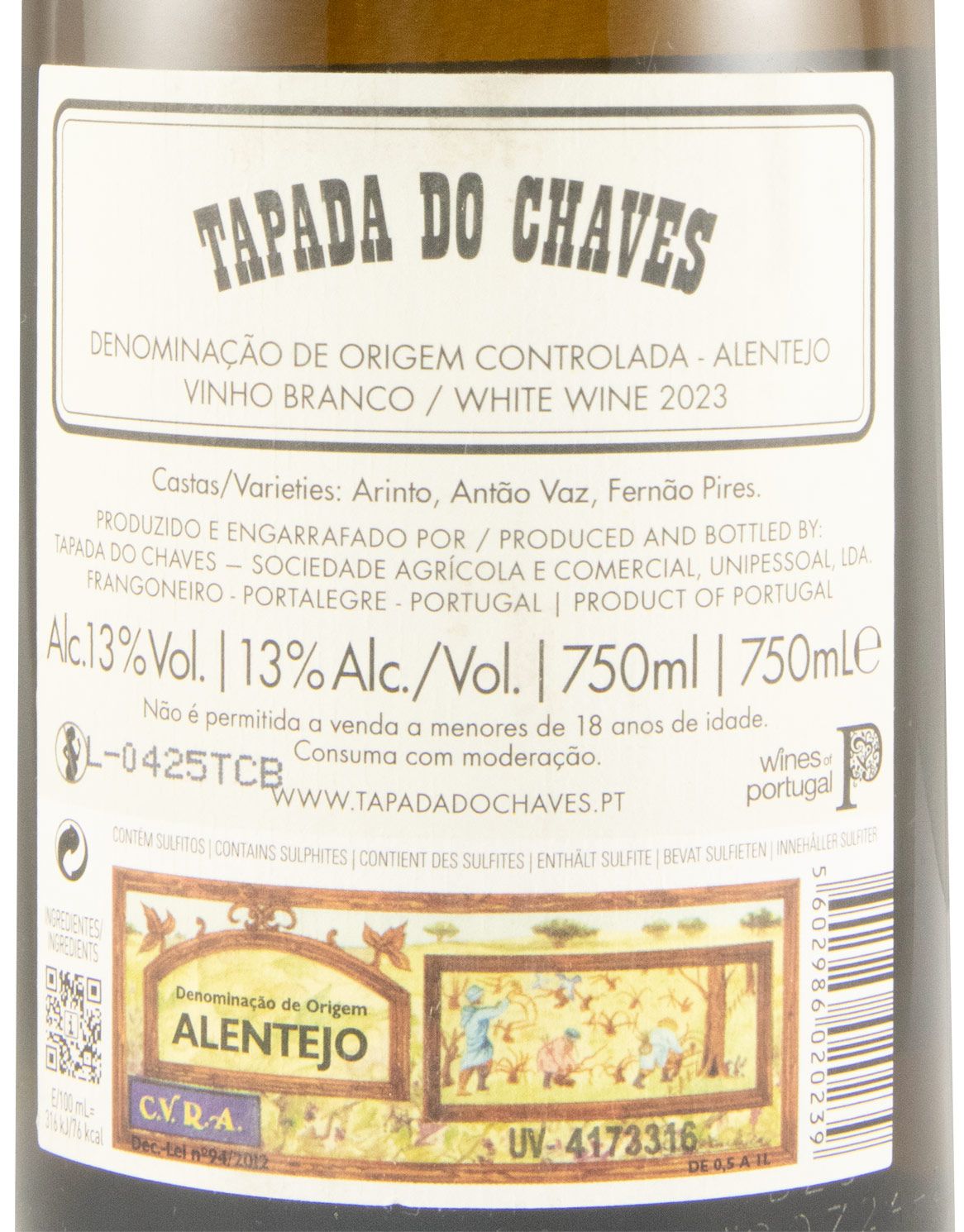 2023 Tapada do Chaves white